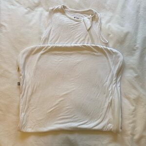 Kyte Baby M white sleep sack .5 tog